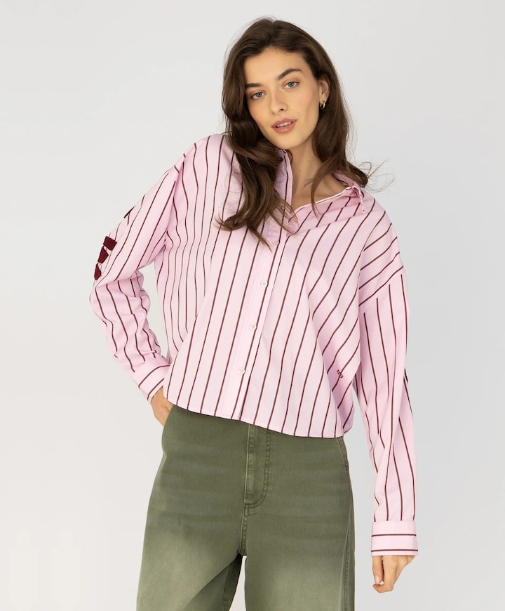 Dames blouse roze