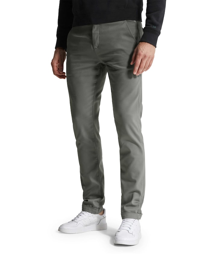 RISER CHINO STRETCH heren broek grijs