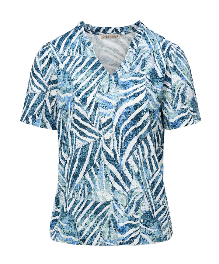 Dames T-shirt blauw