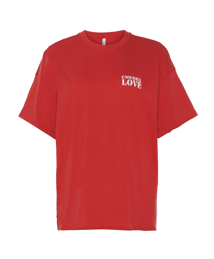Dames T-shirt rood