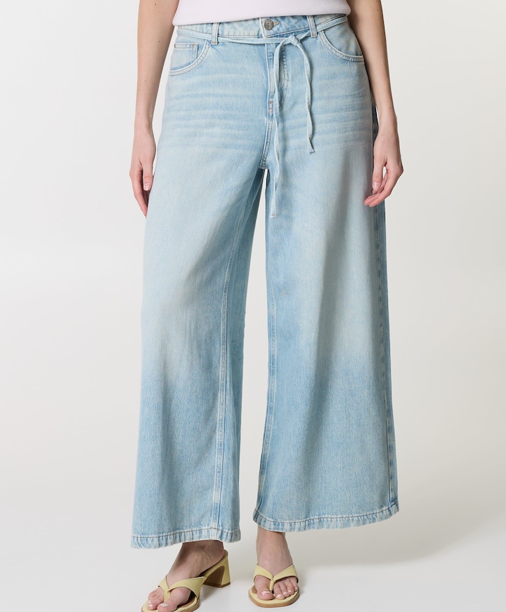 Meddy loose dames jeans blauw