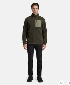 Heren vest groen