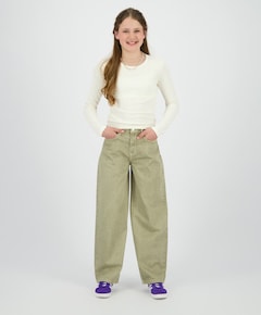 Meisjes longsleeve beige