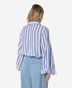 Dames blouse blauw