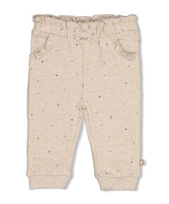 Broek AOP meisjes broek beige