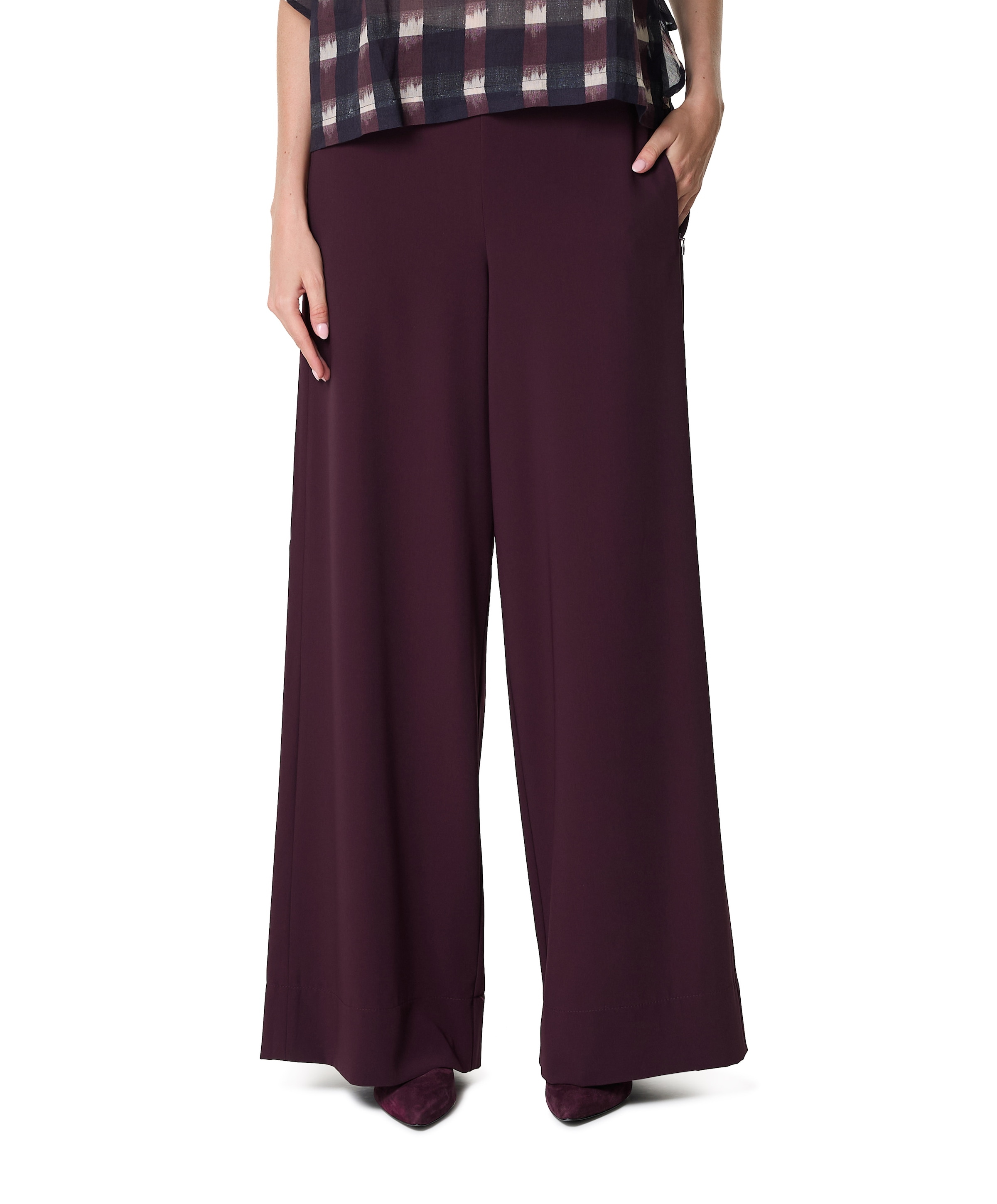 CORALIE dames pantalon bordeaux