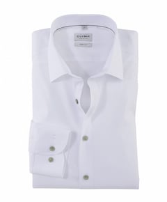 Heren overhemd lange mouw wit