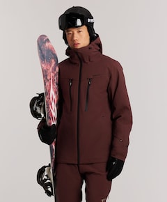 Heren ski-jas rood