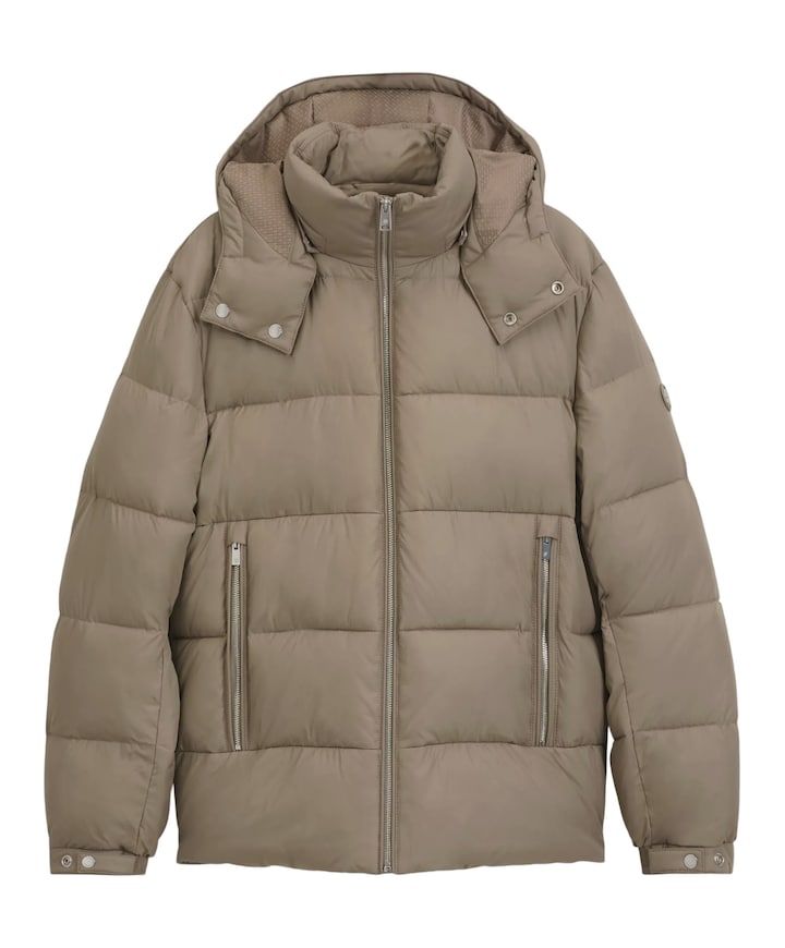 Heren jas beige