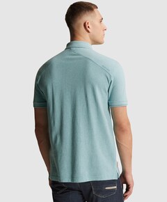 Heren polo blauw