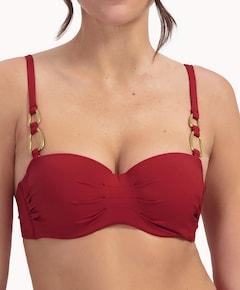 Dames bikinitop rood