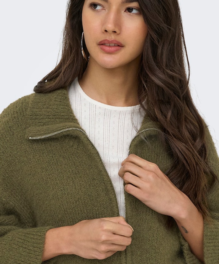 Dames vest groen