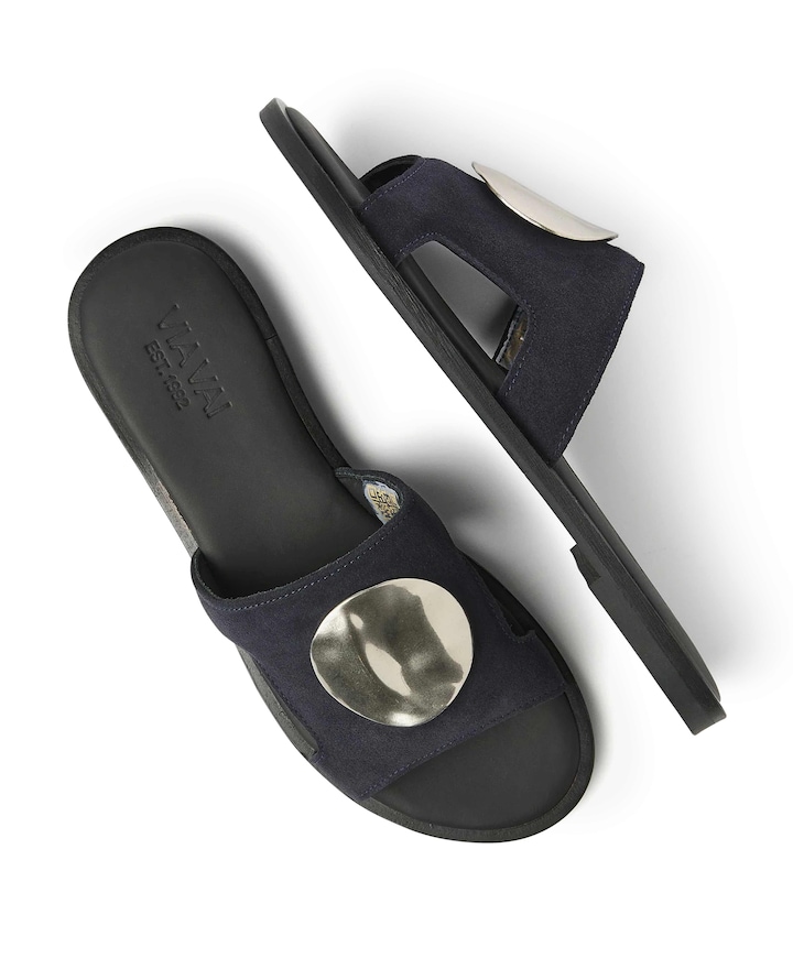 Vita Avi dames slippers blauw