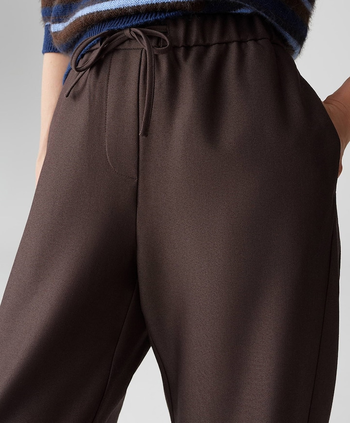 Melane dynamic dames broek bruin