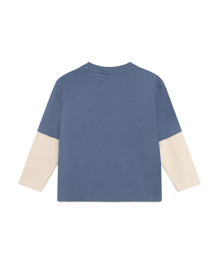 Jongens longsleeve blauw