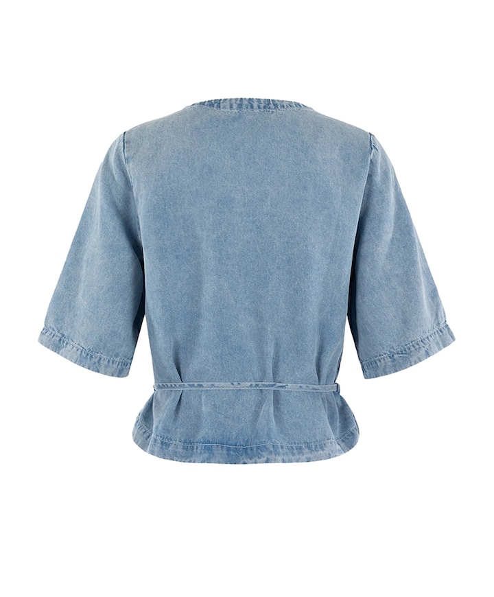 Dames top blauw