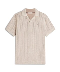 Heren polo beige