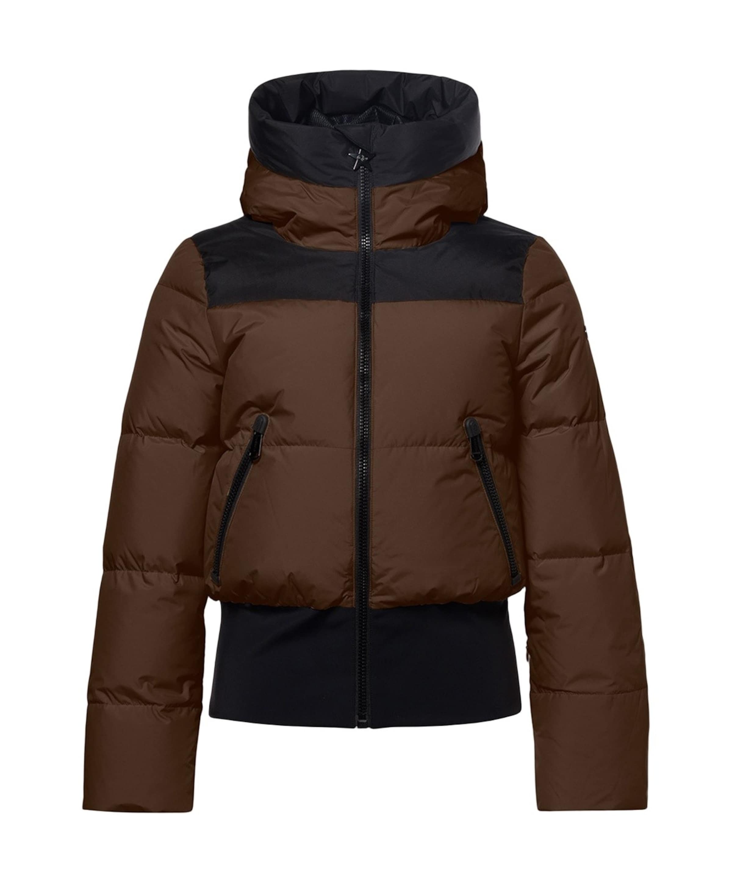 Dames ski-jas groen