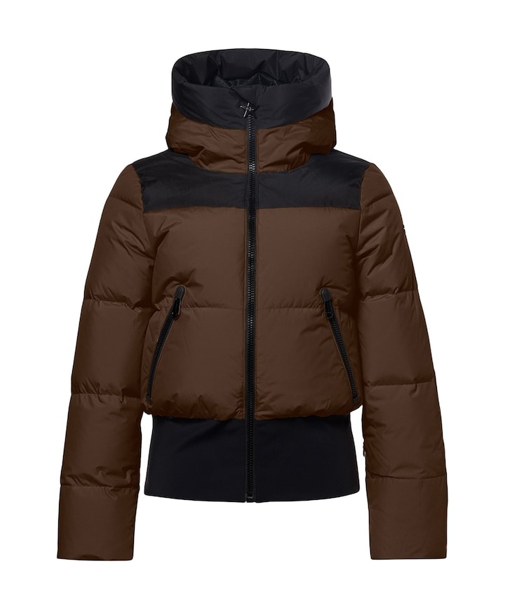 Dames ski-jas groen