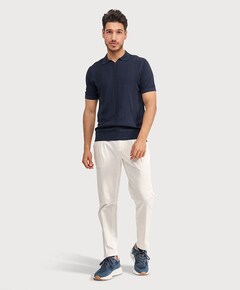 Heren polo blauw