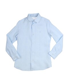 Overhemd lange mouw blauw