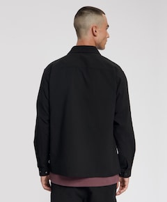 Heren overshirt zwart