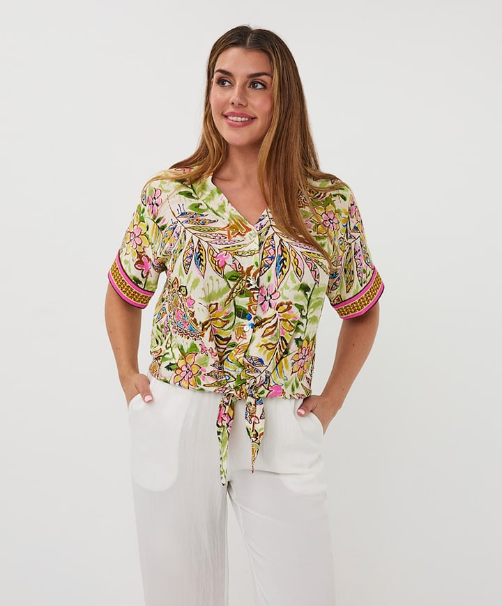 Dames blouse ecru