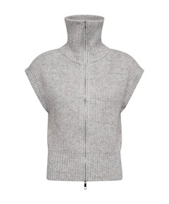 Dames vest grijs