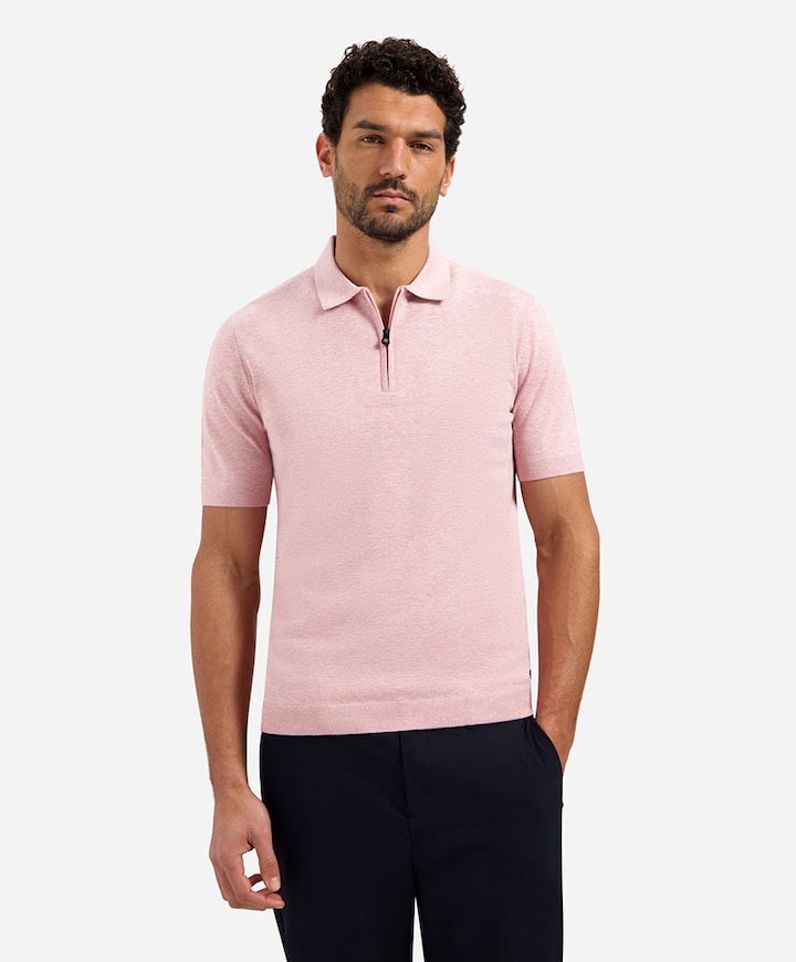 Heren polo roze