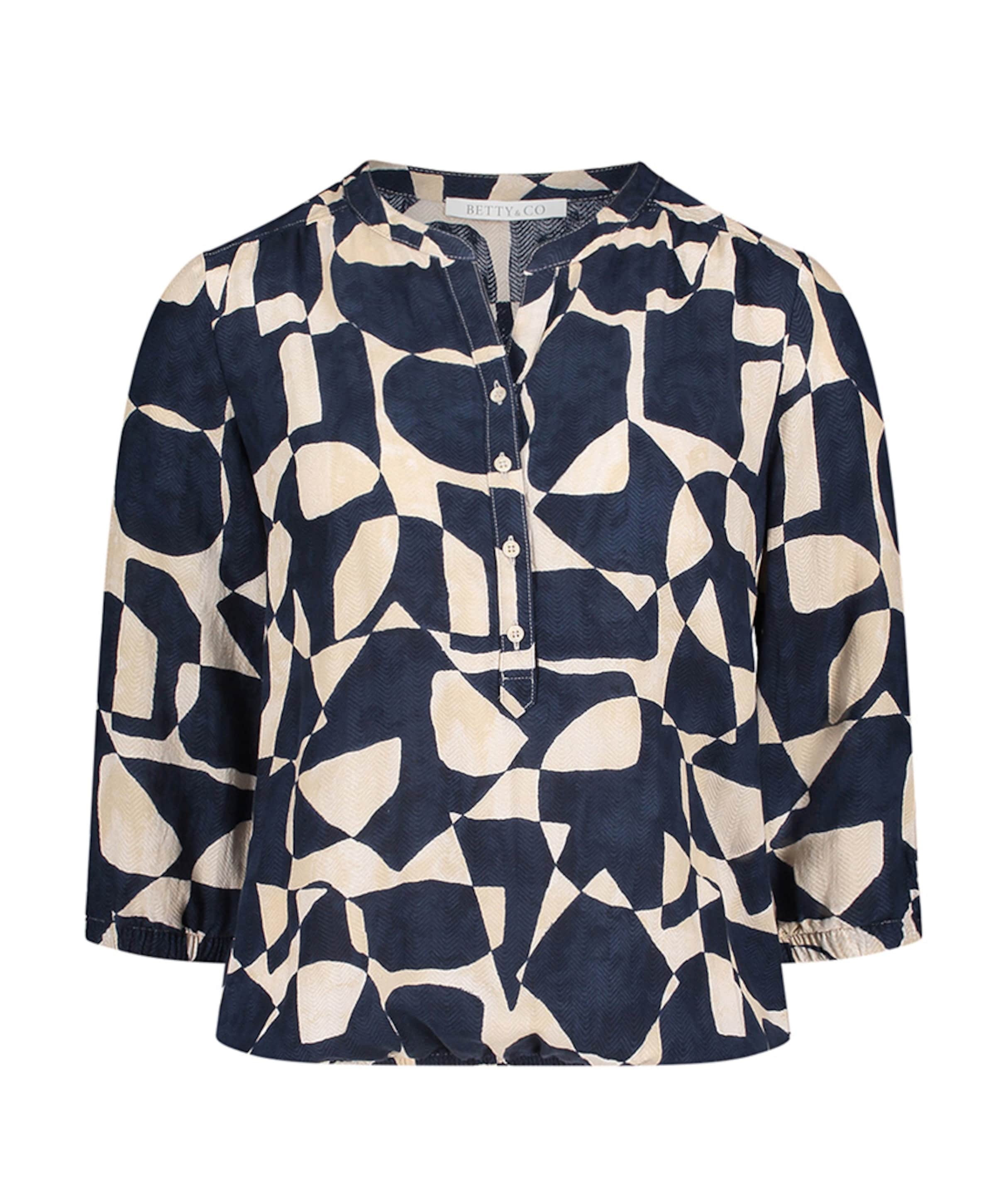 Dames blouse blauw