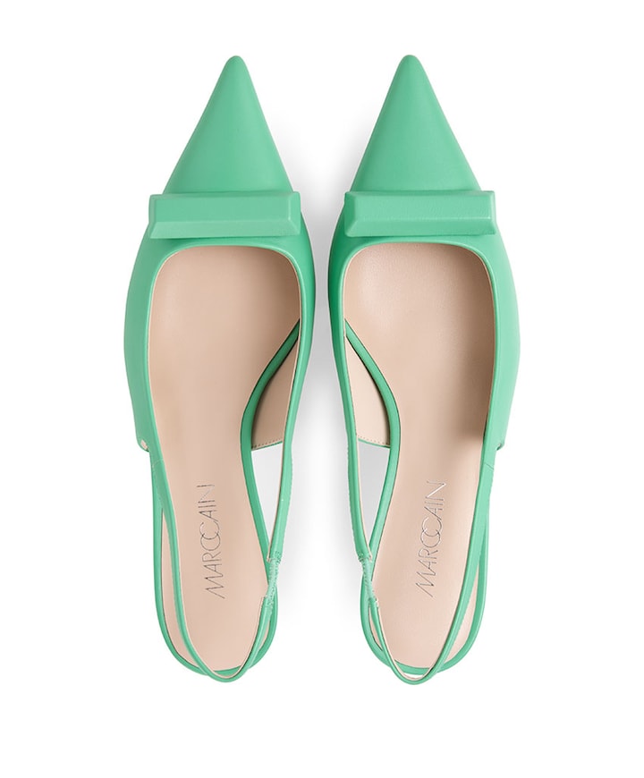 Pumps dames slingbacks groen