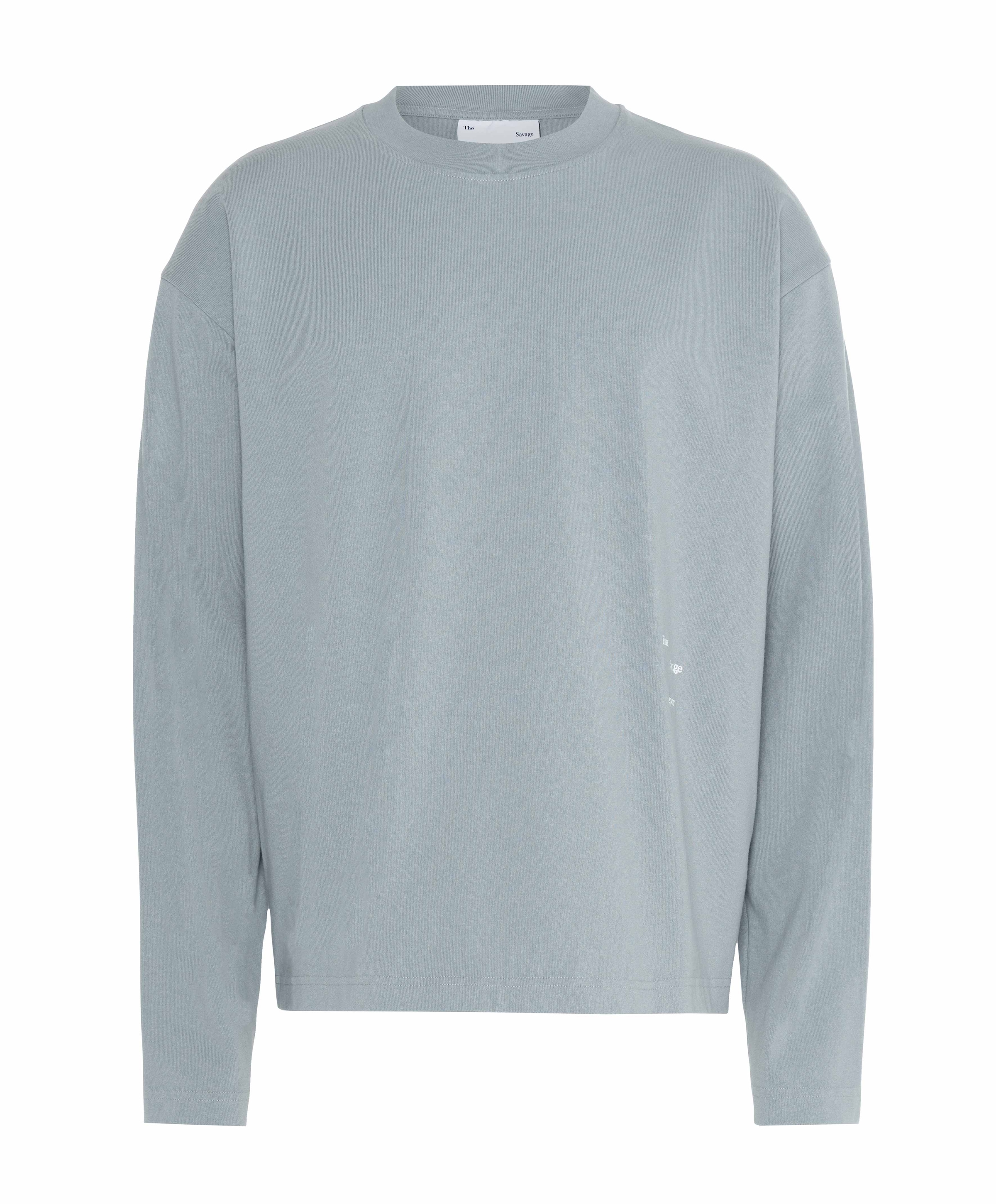 Heren longsleeve grijs