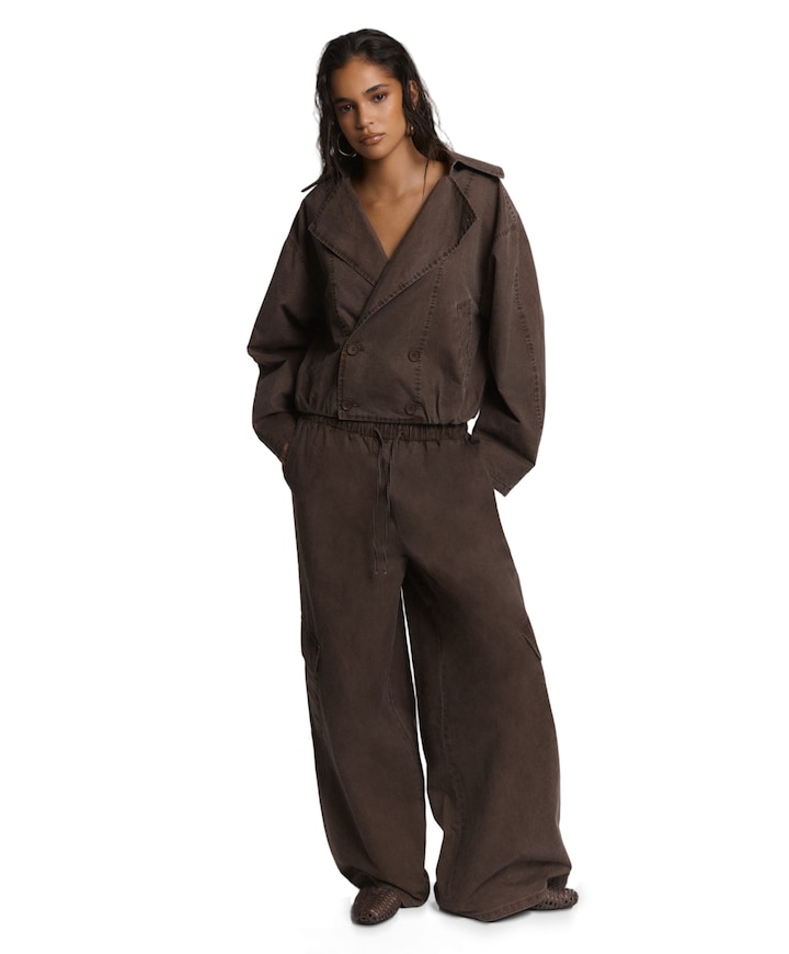 MILA PANTS dames broek bruin