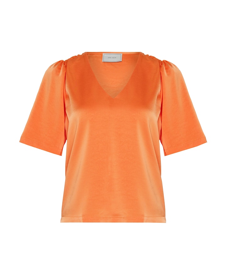 Dames blouse oranje