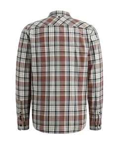 Heren overhemd lange mouw bordeaux