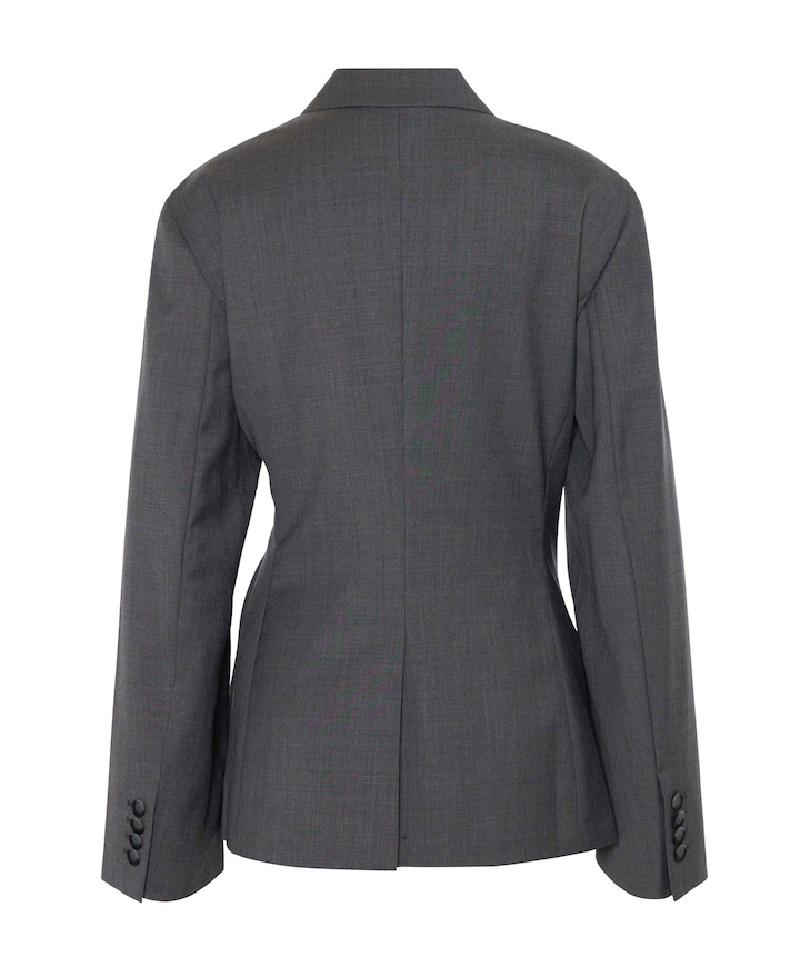 Dames blazer grijs