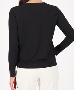 Dames longsleeve zwart