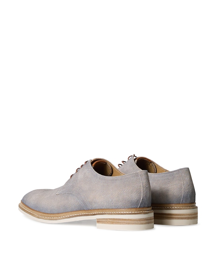 heren veterschoenen beige