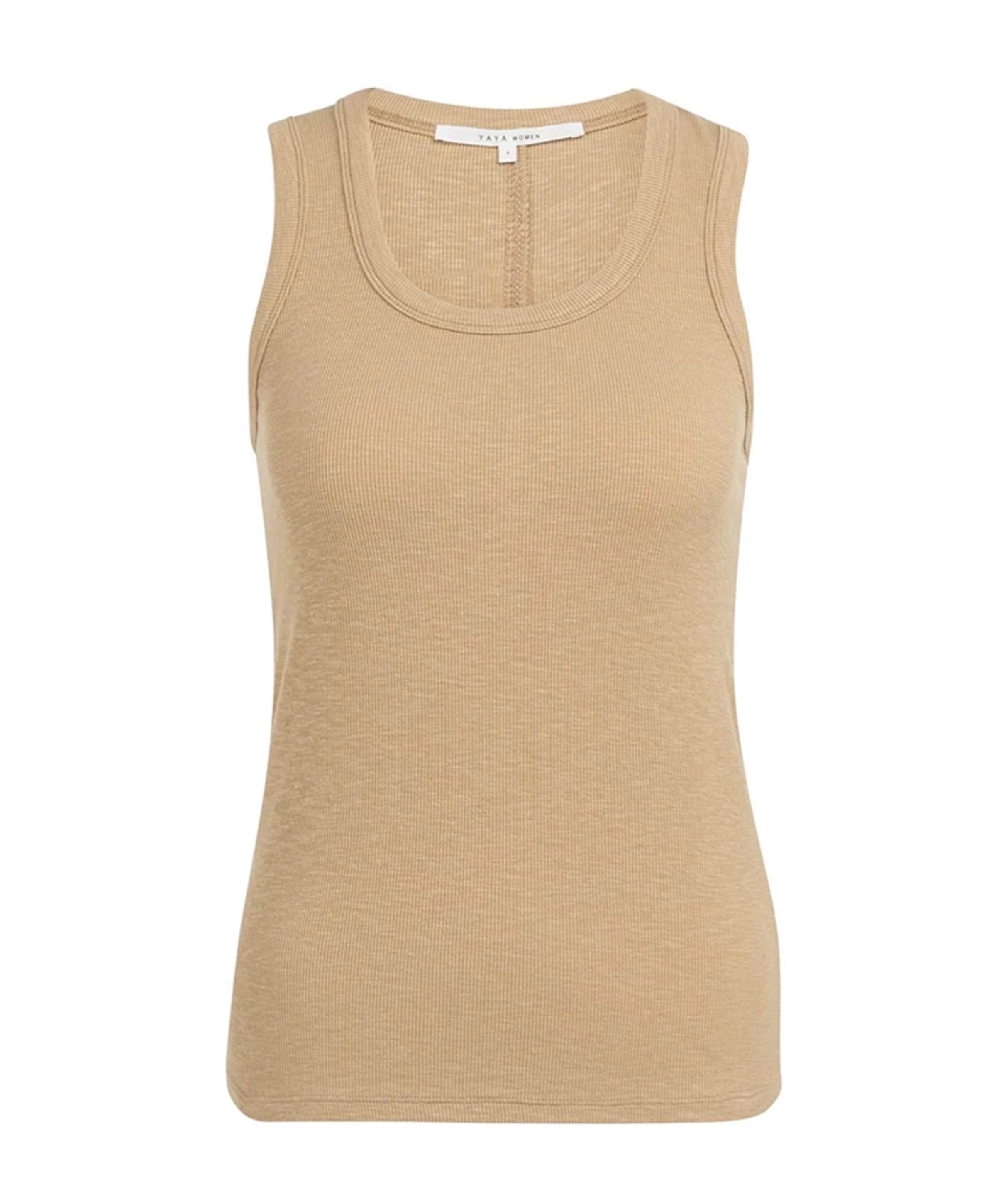 Dames top beige