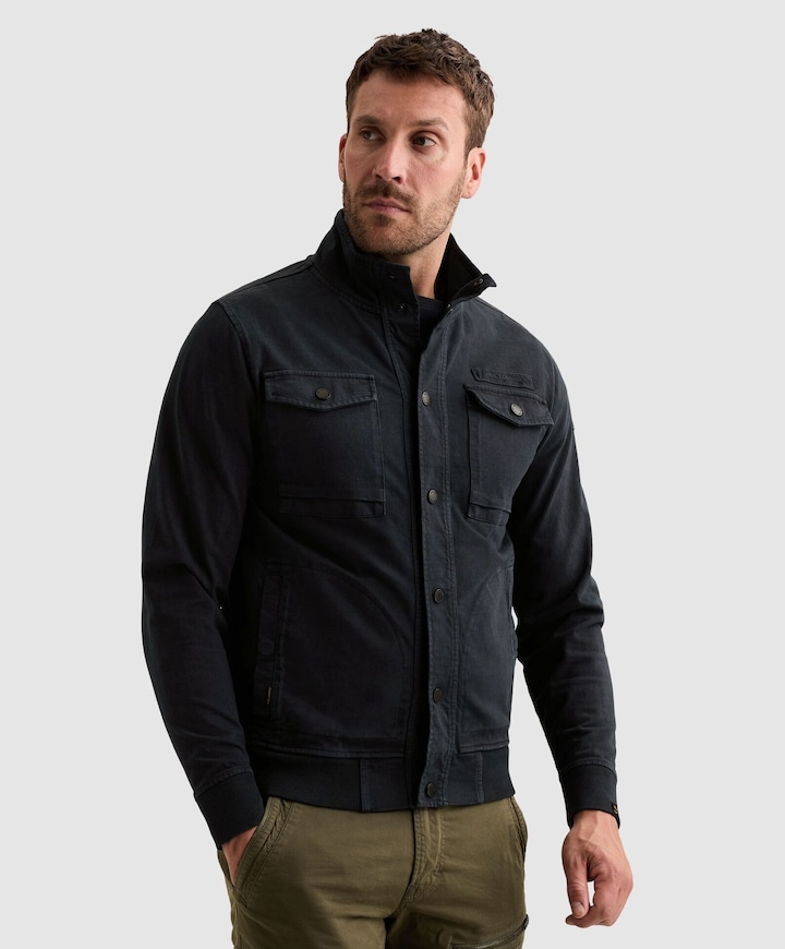 Heren vest blauw