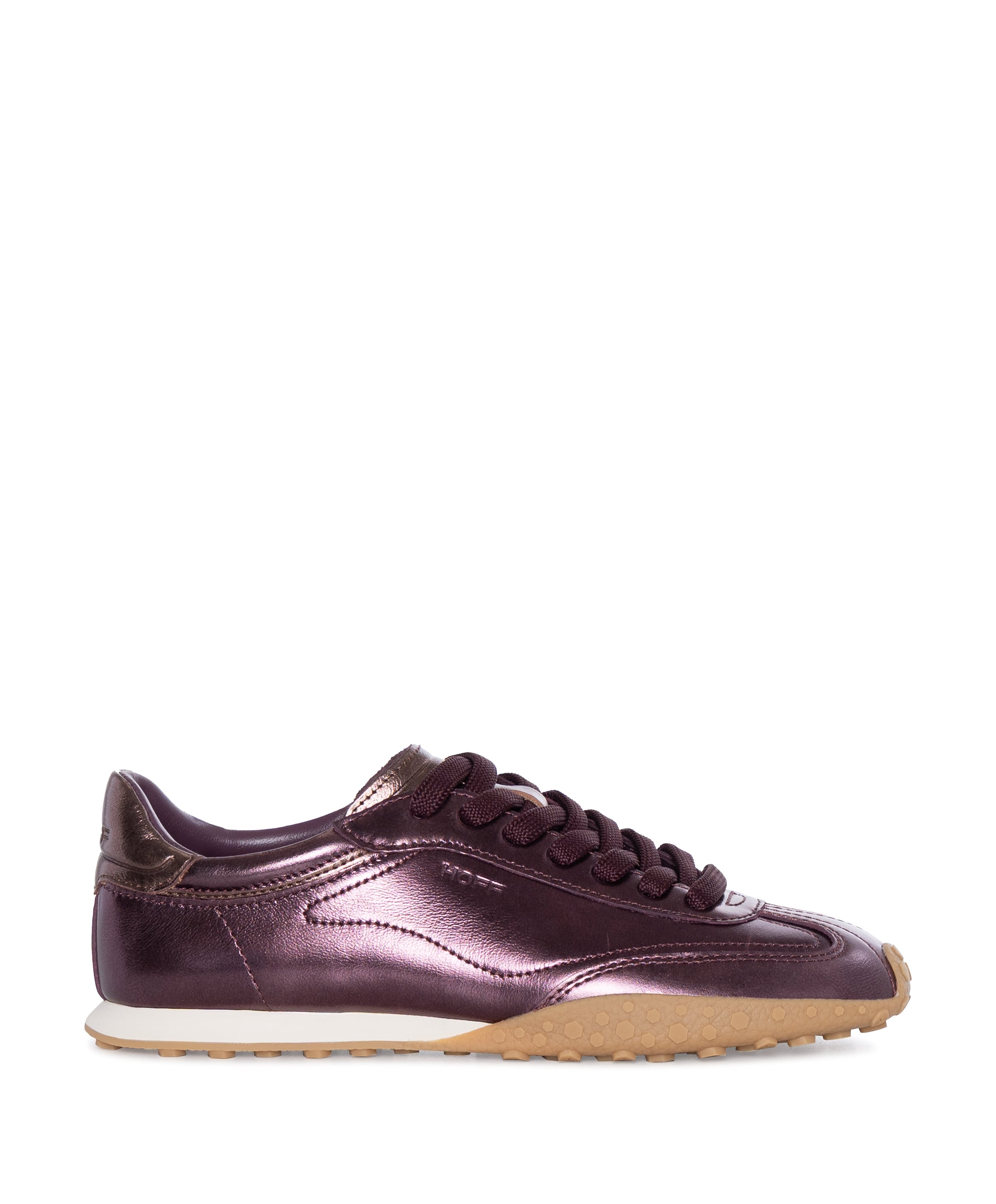BRIDGE METALLICS dames sneakers bordeaux