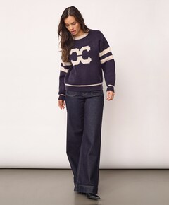 Dames trui blauw