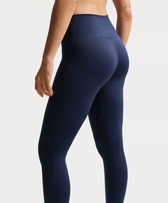 Nike One Seamless Front Women's Hig dames tight blauw