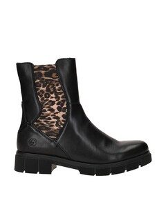 dames enkellaarzen zwart