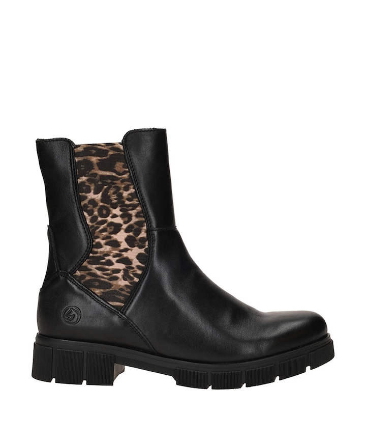 dames enkellaarzen zwart