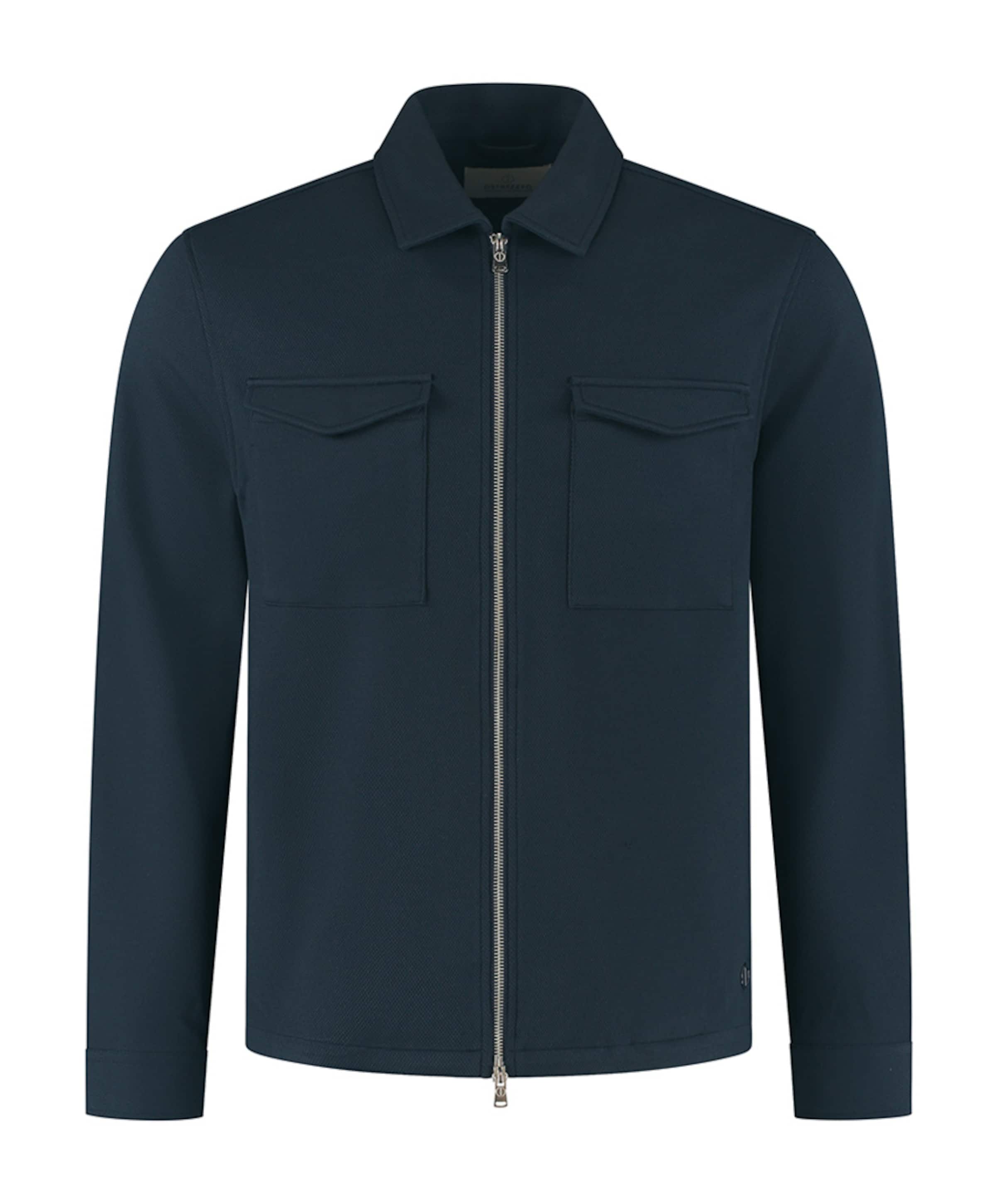 Heren overshirt blauw