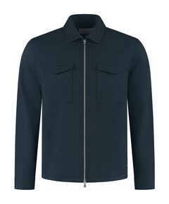 Heren overshirt blauw
