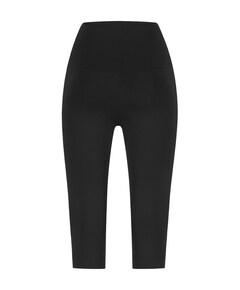 Capri Slit High Waist dames tights zwart