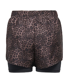 ONPMELEO-2 HW LOOSE DB PCK dames shorts beige
