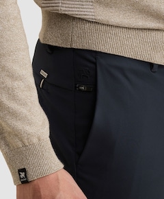 V12 CHINO TECH STRETCH heren broek blauw